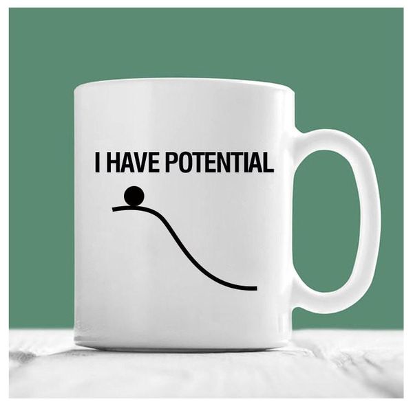 

engineer mug, i have potential, engineering gifts, mechanical physics mug mugs