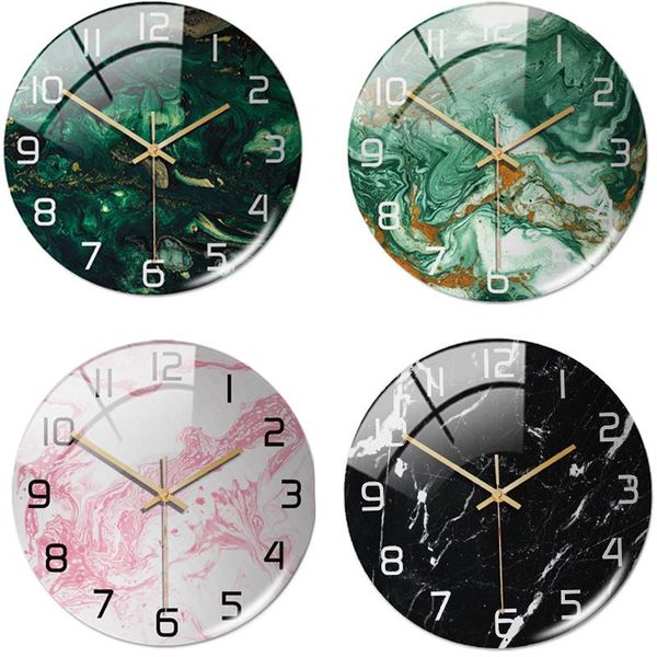 

wall clocks clock hanging living room creative acrylic modern simple silent bedroom home decoration