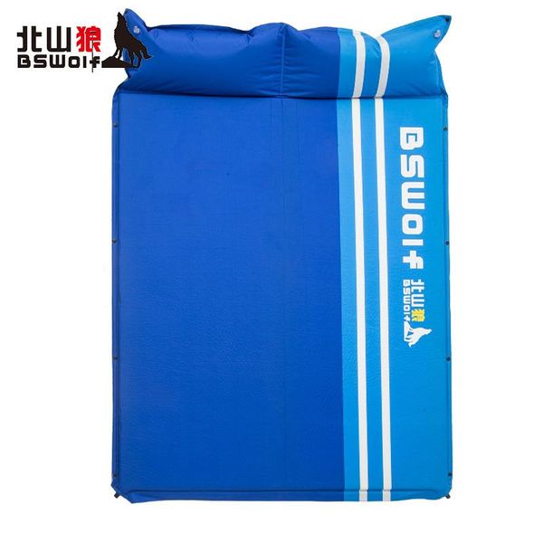 

bswolf wild camping mat outdoor double automatic inflatable cushion moisture-proof tent pad comfortable travel air mattress pads
