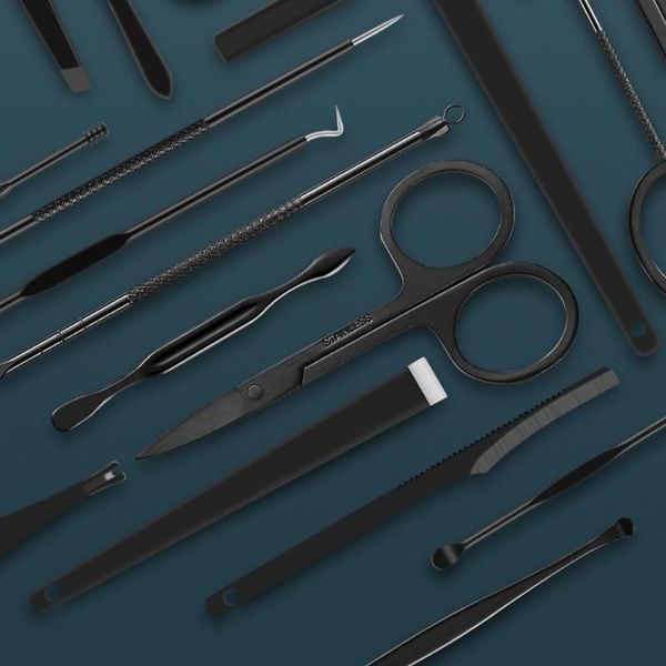 

stainless steel manicure sets t4mb nail art kits