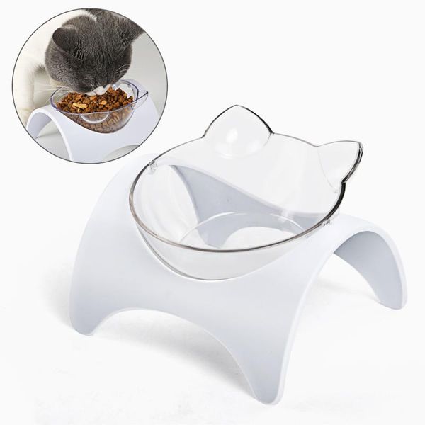 

double pet bowls cat water feeder drinking dish puppy feeding supplies small dog accessories plastic rounded & feeders