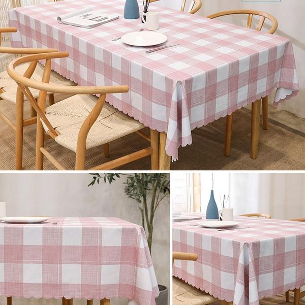 

table cloth nordic pvc waterproof oilproof tablecloth rectangular printed plastic decorative tapete mantel home decor
