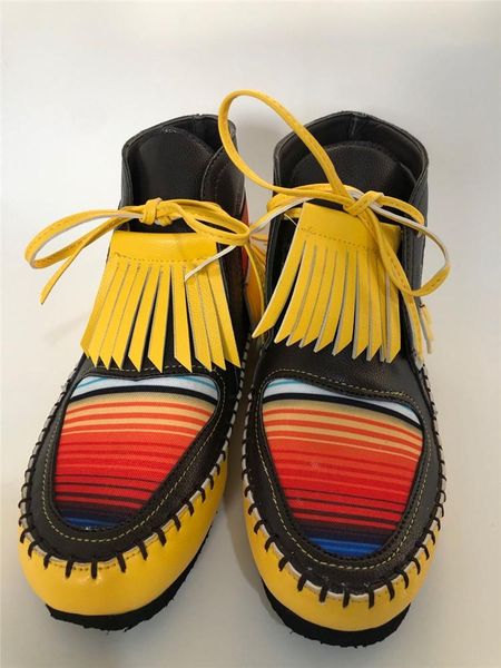 

boots women tassel stripe ankle women's sewing warm woman flats female shoe ladies casual hook loops footwear plus size 43, Black