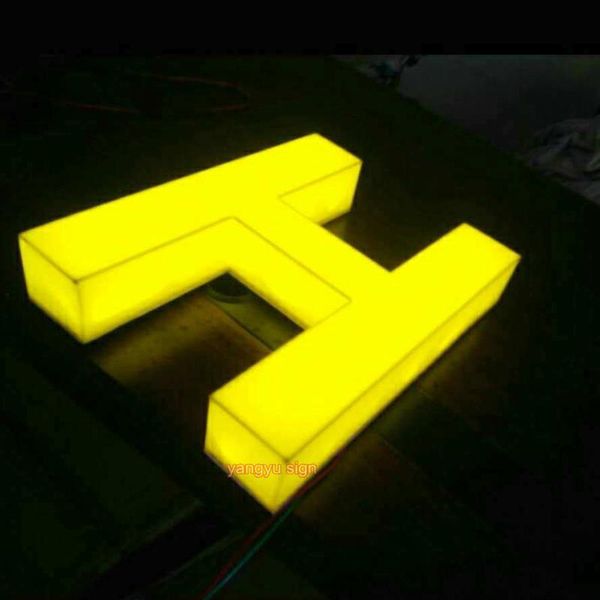

outdoor advertising acrylic illuminated signs 3d led letters customized modules