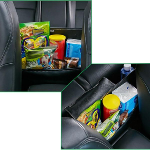 

car organizer pu leather net pocket accessories advanced bag storage holder normal