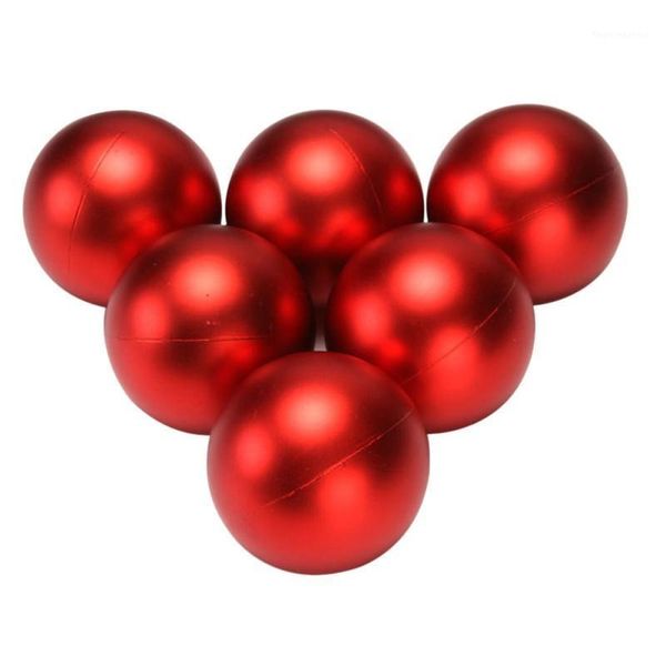 

party decoration 60pcs christmas balls matte 2.5 inch ornament set red ball1