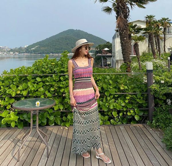 

dresses sheath summer bohemian strap knitted maxi women strapless long holiday beach dress vestidos, Black;gray