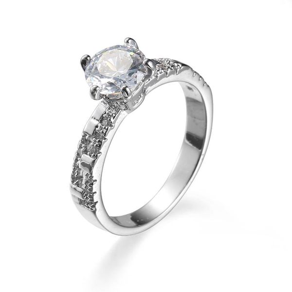 

wedding rings imucci elegant creative zircon women party, Slivery;golden