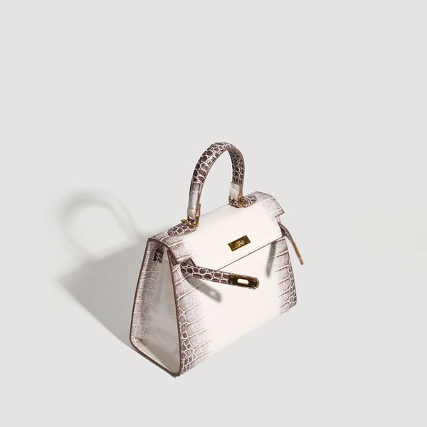 

himalayan crocodile hand 2021 new fashion large capacity simple kelly women's bag