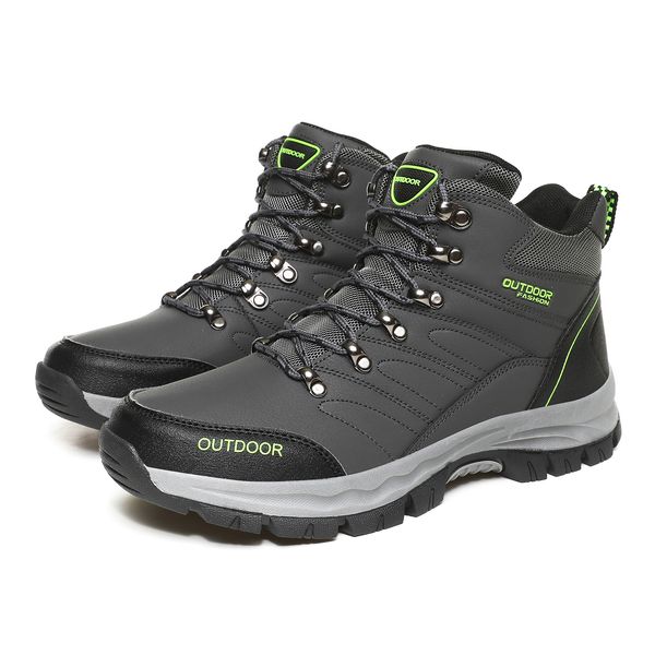

men ankle outdoor boots wear resisting trekking shoes anti slip mountain climbing hight sneakers hiking footwear men boots