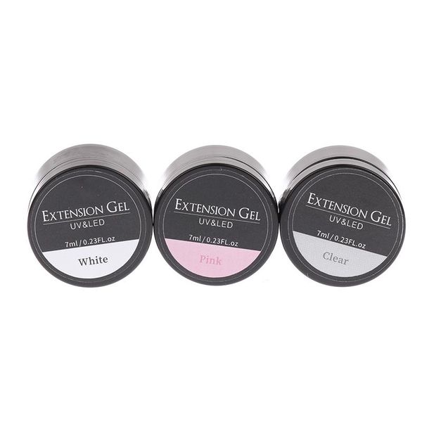 

nail gel 1 box 7ml /15ml extension uv building finger art, Red;pink