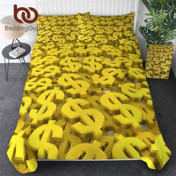 

bedding sets beddingoutlet dollar symnol set  3d printed duvet cover 3pcs luxury bedspreads golden money bedclothes drop ship