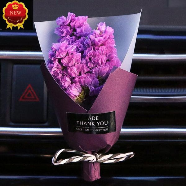 

car air freshener handmade dry flower conditioner outlet fragrance perfume clip lot lovely ornaments auto accessories