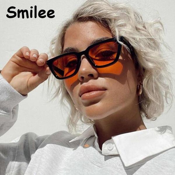 

sunglasses square women brand retro comfortable small rectangle sun glasses for female 2021 trendy slim orange oculos lunettes, White;black