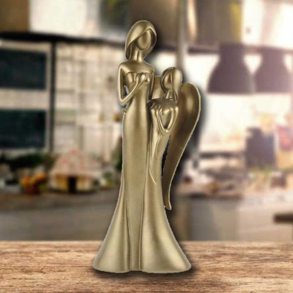 

garden decorations decoration resin people outdoor angel mother and daughter courtyard yard decorative stakes decoracao jardim