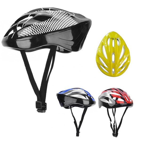 

cycling caps & masks lightweight helmet children safety bike soft removable lining pad adjustable sport bicycle boy girl, Black