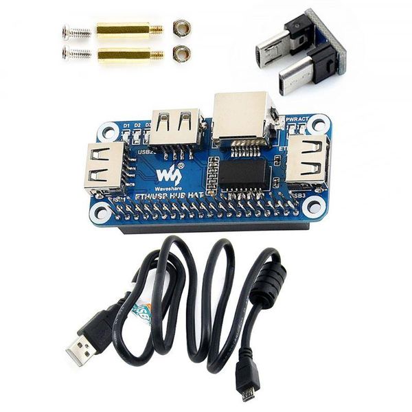 

hubs 1pcs raspberry pi 4b/zero w usb to ethernet rj45 ne twork port hub splitter