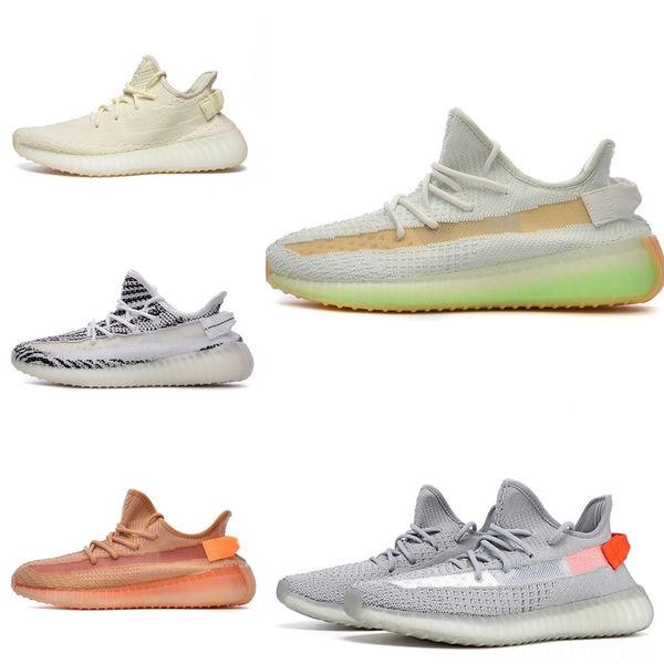 

xywtc vkanye west reflective orange bone wave runner men tael running sneakers solid grey analog women designer blue, Black