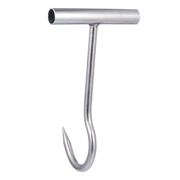 

hooks & rails for butchering t shaped steel hook with handle butcher shop tool kit