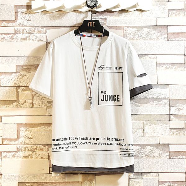 

tee short sleeves t 2021 will see cotton hip hop shirts streetwear fashion clothes oversize m-4xl 5xl, White;black