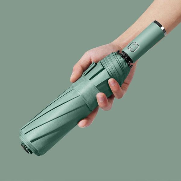 

umbrellas yada 10k solid color automatic umbrella parasol sunny&rainy business for women windproof folding ys200047