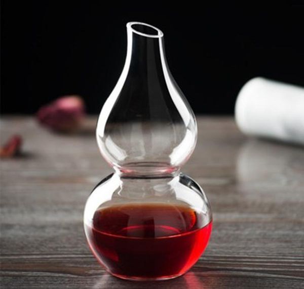 

special gourd shaped clear whiskey red wine decanter glass gla-129 glasses