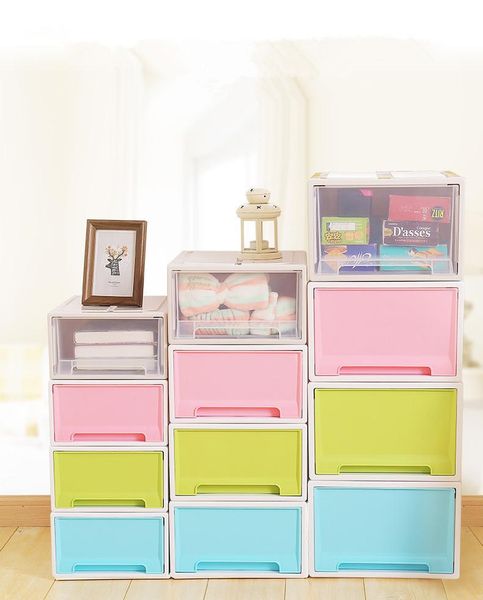 

storage drawers 1pc home boxes for underwear socks ties bra closet divider plastic box with cover organizer container ok 0455