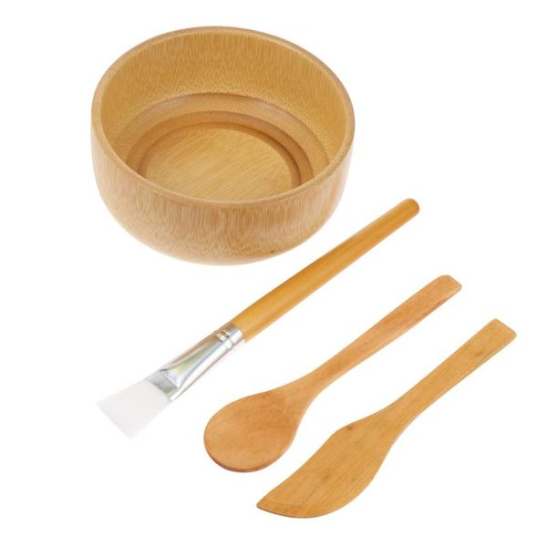

storage bottles & jars 4pcs beauty salon diy tools mask bowls facial brush applicator