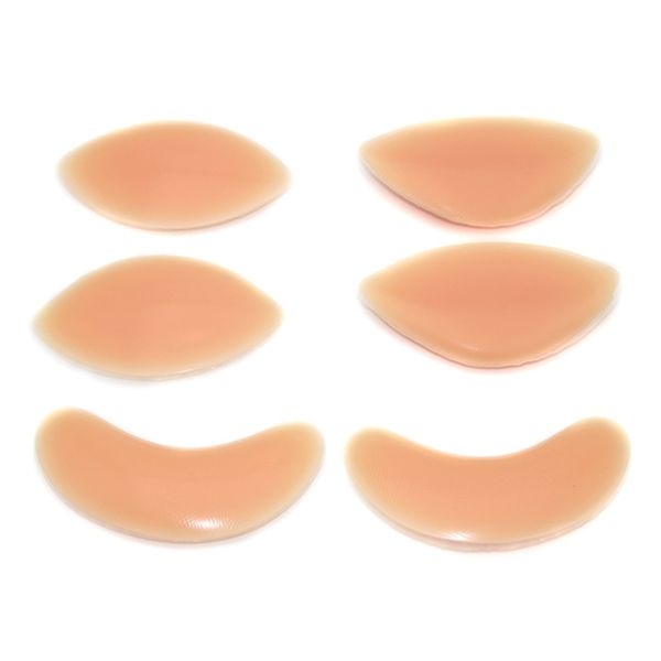 Silicone Preudores de Mama Bra Inserir Bras Flexíveis Invisíveis Inserções Peitos Pads