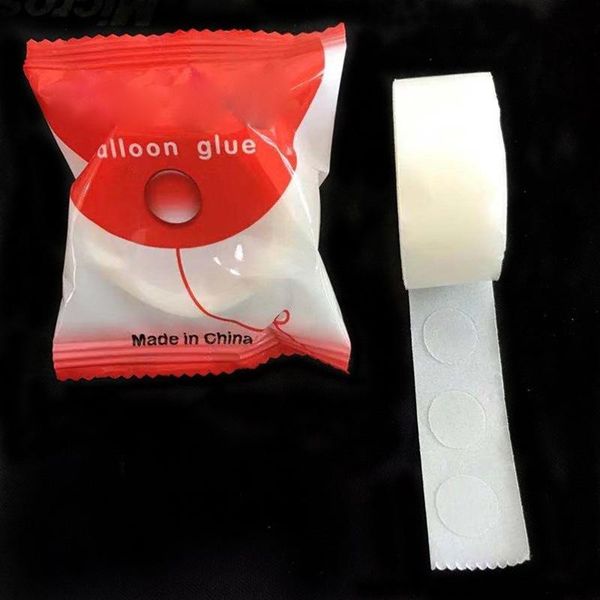 

party decoration 100pcs balloons glue adhesive wedding birthday fixed clip balloon super sticky double sided stick tape