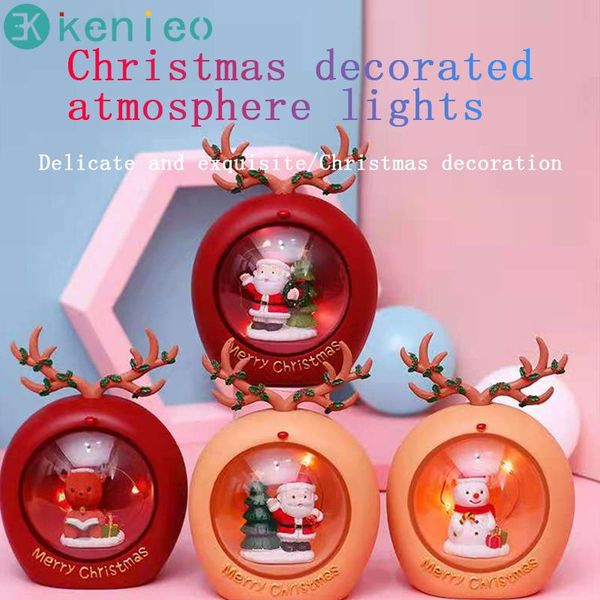 

strings kenieo christmas decorated atmosphere lights cute luminous night children gifts xmas gift