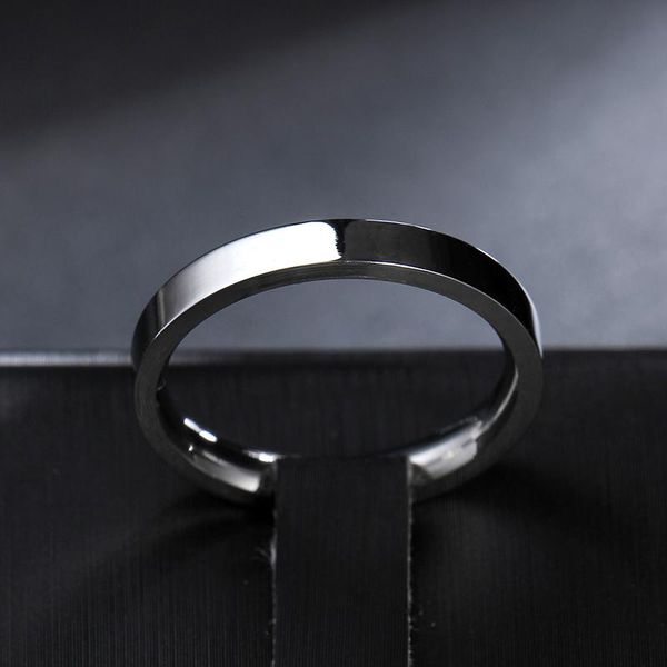 

cluster rings titanium tiny band ring for men and woman fashion silver tail personalized customize engraved, Golden;silver