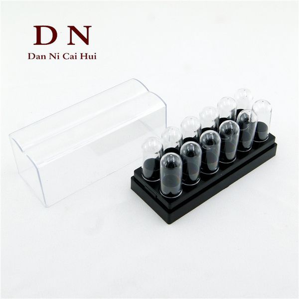

factory wholesale design new dn 9.3 small sample case 12 sets of mini lipstick tubes
