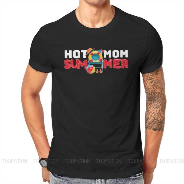 

men's t-shirts high temperature tshirt for men mom summer humor leisure tee t shirt quality design fluffy, White;black
