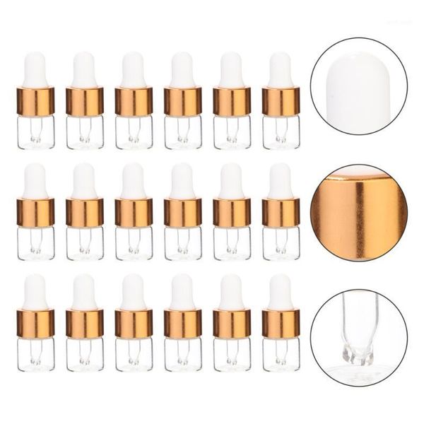 

storage bottles & jars 100pcs 1ml essential oil subpackaging dropper bottle
