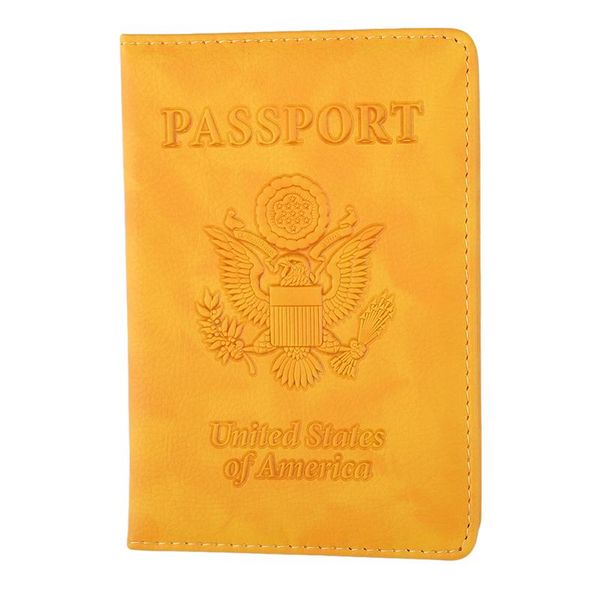 

card holders usa candy color litchi passport cover international case travel fashion id holder bags, Brown;gray
