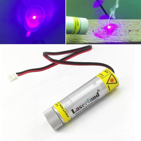 

effects violet 405nm 200mw wood plastic engraving cutting marking burning laser module