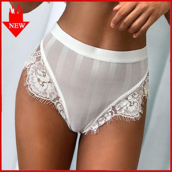 

women's panties summer styles of solid color lace high waist belly hip shaping thong, Black;pink