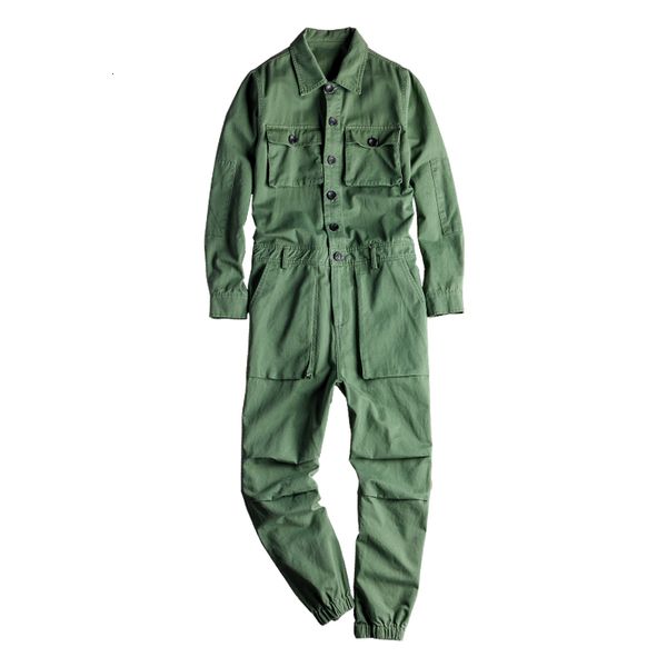 

men's jeans long sleeve pockets cargo joggers jumpsuits casual overalls coveralls costume pants black army green khaki ul1q, Blue