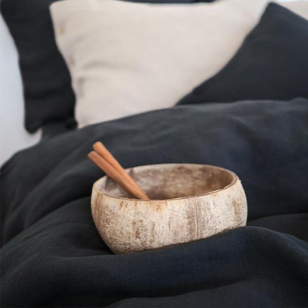 

bedding sets natural washed flax pure linen duvet cover pillowcases 3pcs set french  king size bed funda nordia cama