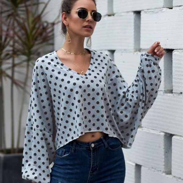 

casual dresses women's blouse flashlight pattern, women's shirt long sleeve casual elegant v collar difp, Black;gray