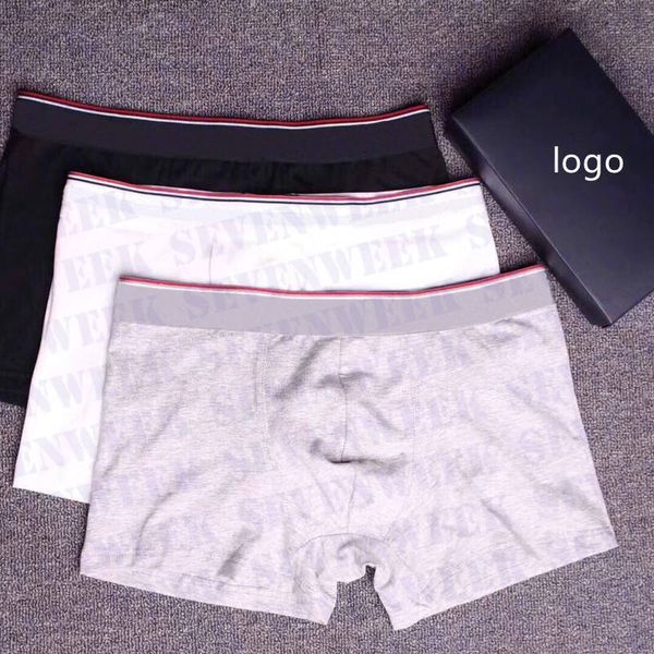 Mens Boxers Designers Underpants Shorts Moda marca homem underwear algodão confortável homens boxer