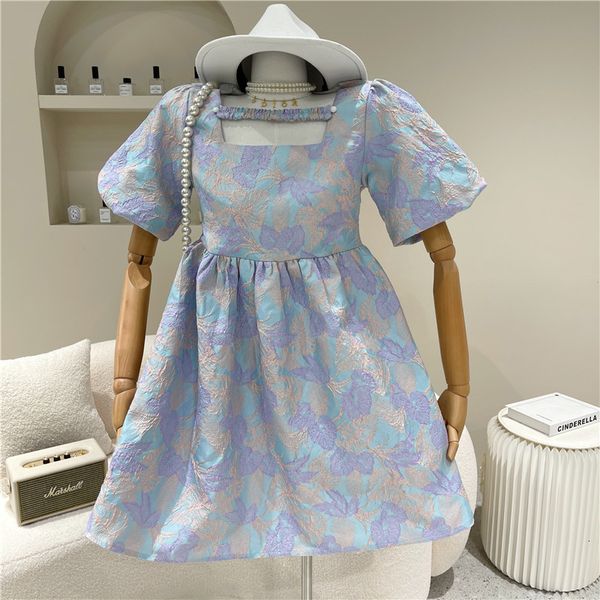 

dresses nicho female design spring summer fashion loose and sweet girl square neck puff dressed, Black;gray
