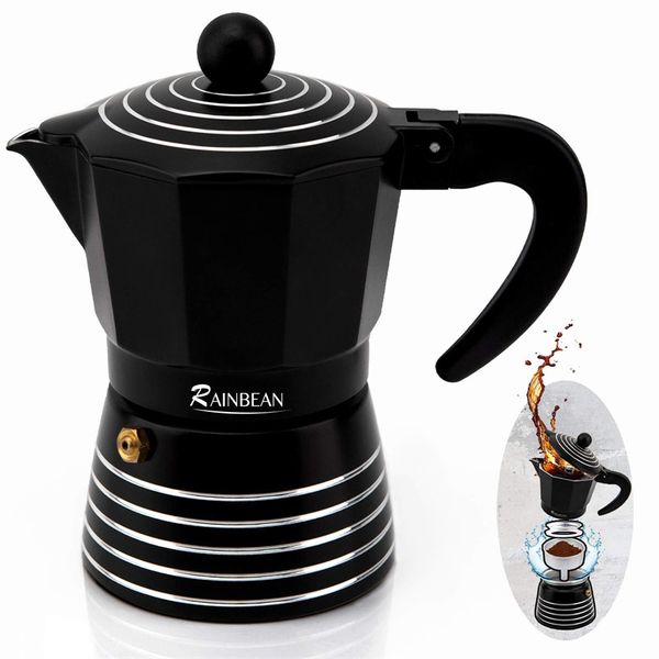 

uk stock moka pot household italian coffee maker espresso machine coffee pot set