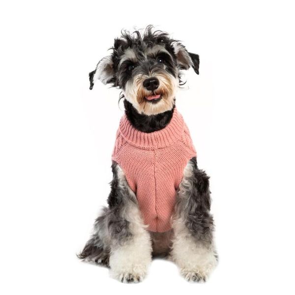 

dog apparel pink wool cartoon puppy sweater winter warm clothing for small dogs christmas costume chihuahua coat knitting crochet cloth