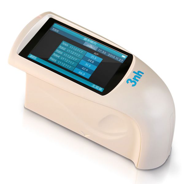 

3nh nhg60 gloss meter 60Â° degree angle touch screen with 0~1000gu range paint coating glossmeter