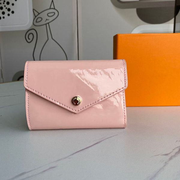 

m41938 classic women cards holder credit card wallet victorine luxurys designer patent leather folding wallets outdoor coin pouch fashion sh, Brown;gray