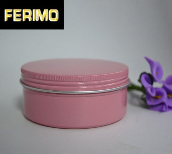 

storage bottles & jars 20pcs 60g 150g pink empty aluminum pot jar cosmetic container with lid eye cream hair conditioner tin metal