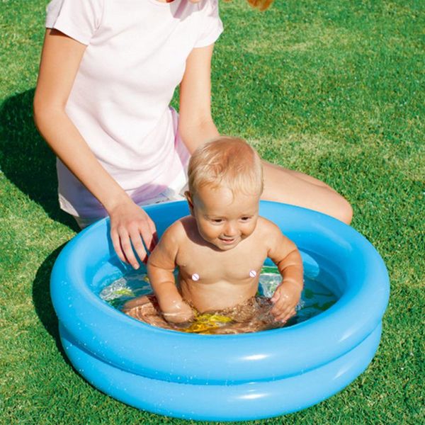 

pool & accessories baby kid inflatable swimming paddling round children playing water basin fun ocean ball bathtub