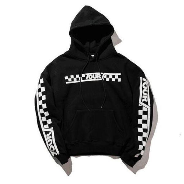 

men's hoodies & sweatshirts designer hoodie autumn winter style loose hooded purpose the world tour sweatshirt pullover coa, Black